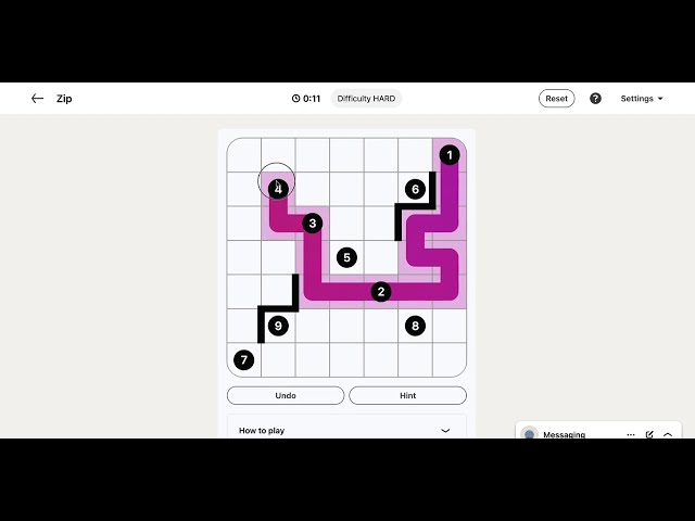 LinkedIn Zip Answer Today | 12 September 2026 - Puzzle #544