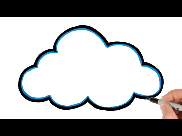 How to Draw a Cloud | Super Easy Step-by-Step Tutorial!