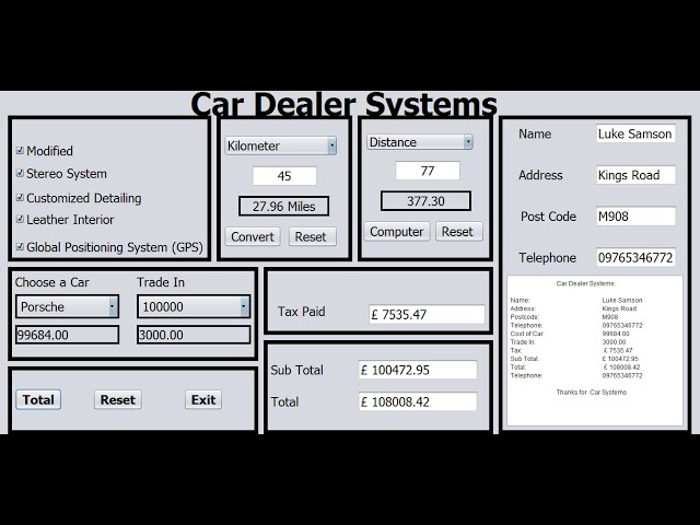 How to Create Car Dealer Billing Systems in Java NetBeans - Full Tutorial