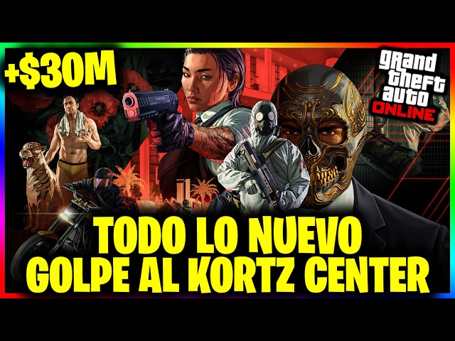 TODO lo Nuevo del DLC del GOLPE al KORTZ CENTER! +50 COSAS NUEVAS! NERFEO al CAYO! GTA Online