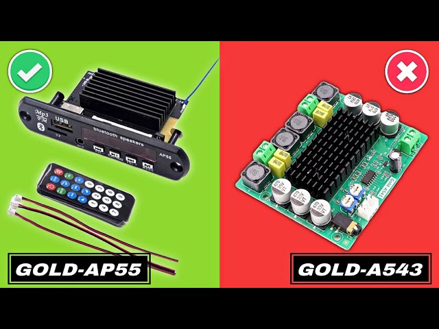 Powerful🔥 & low noice GOLD-AP55 class d multiplayer amplifier with digital display | 100w stereo