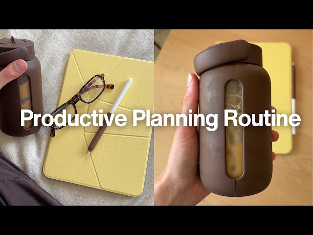 Digital Plan With Me 🤎 My Productive Morning iPad Planning Routine