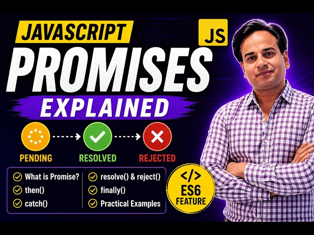 JavaScript Promises Explained | Promise in JavaScript with Examples | ES6 Tutorial for Beginners