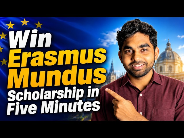 Beca Erasmus Mundus 2027 | Guía completa en 5 minutos