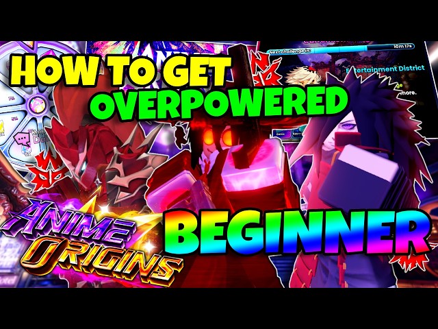 Best Beginners *GUIDE* To Start Anime Origins! (Roblox)