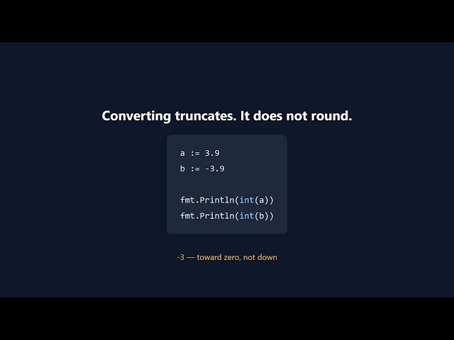 Go: Zero to Production #6: Type Conversions