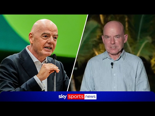 Gianni Infantino avoids 'why won't you resign' questions from Sky News reporter