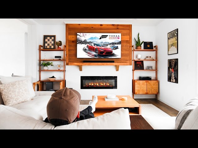 My Cozy Living Room Tour 2026 (Hidden Gaming Setup)