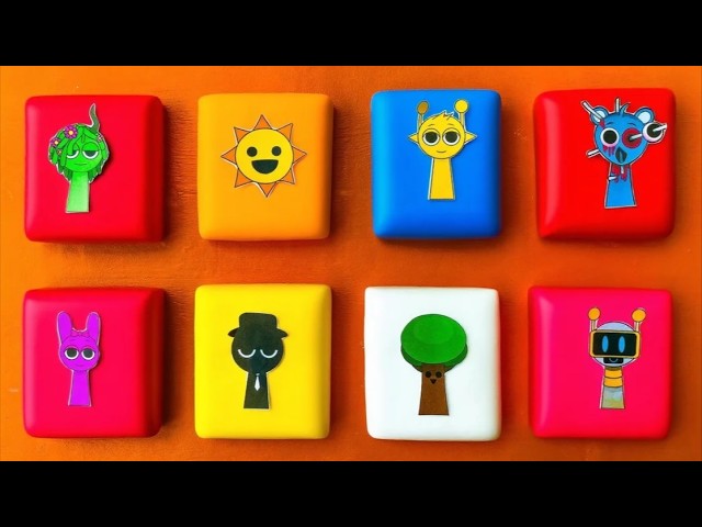 SPRUNKI CUBES ! Which Sprunki character will come out of the cubes | Mrs Jevin x Mr Black