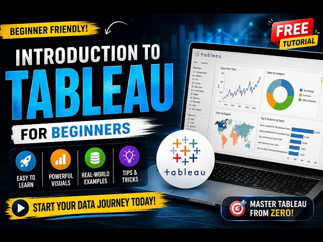 Tableau Tutorial for Beginners — Learn Data Visualization from Scratch