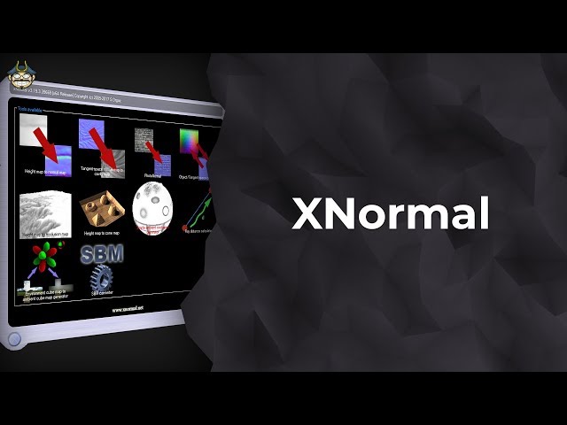 XNormal - Baker con Generación de Normal Maps