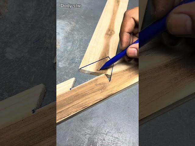 Proper measurement of wood joints✅ #tutorial #woodworking #woodscraft #tipsntricks #diy #shortvideo