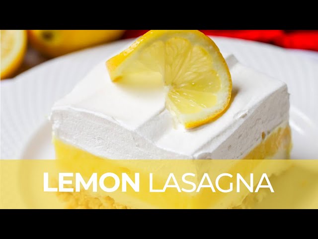 EASY Lemon Lasagna Recipe
