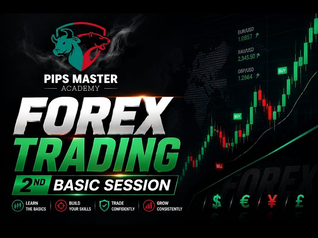 FOREX TRADING – 2nd BASIC SESSION | Learn Forex Trading Step by Step | Pips Master Academy