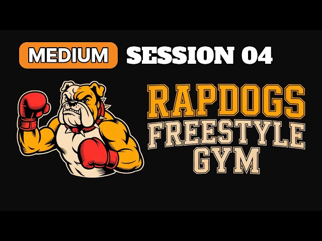 Freestyle Beats S04 | Medium Rap Practice With Words
