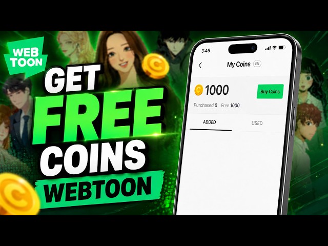How to Get Webtoon Coins for FREE 2026 | 5 Easy & Legal Methods