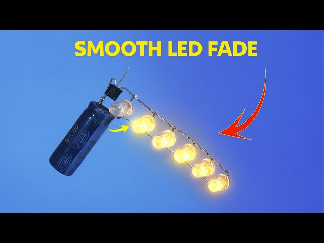 Simple Multiple LED Fade Light Flasher | Easy DIY Circuit