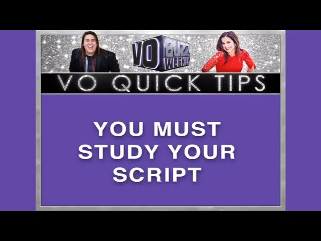 Everett Oliver - You MUST Study Your Script