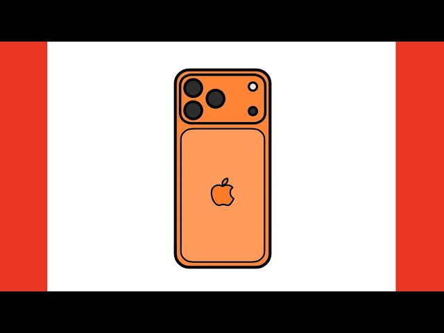 How to draw IPHONE 17 pro max