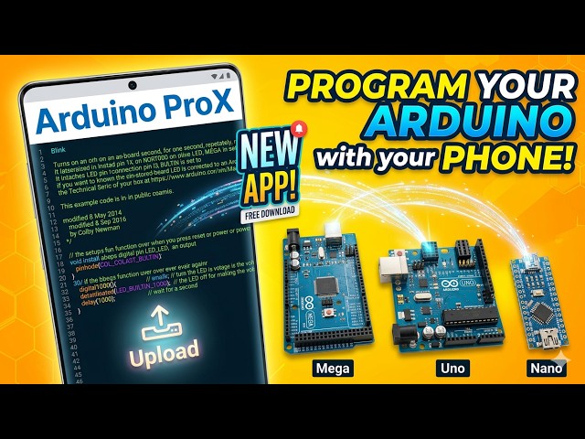 How To Program Arduino Using Android Phone | New App For Arduino Programing