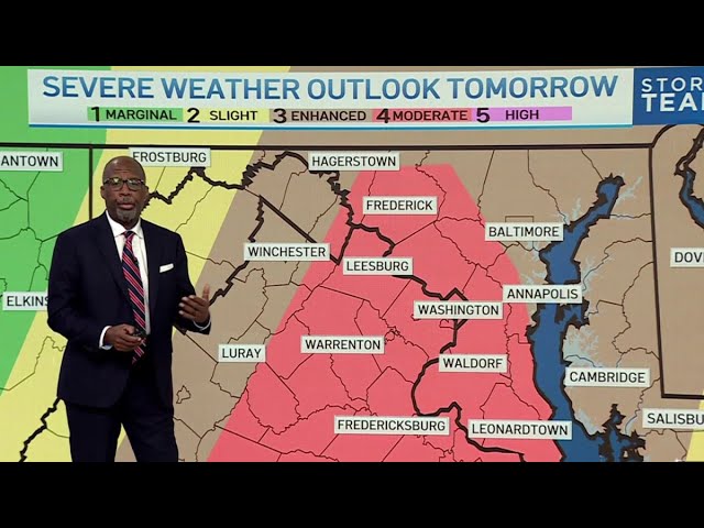 Storm Team4 morning forecast, March 15: Tracking Monday's severe storms  | NBC4 Washington