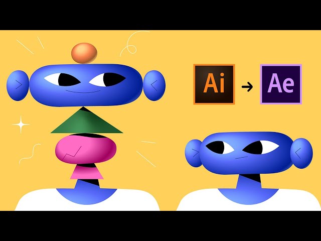 Animating a Simple Character in After Effects - Animation Tutorial