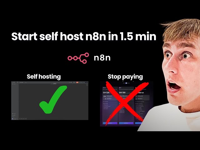 Self Host n8n in 1.5 minutes