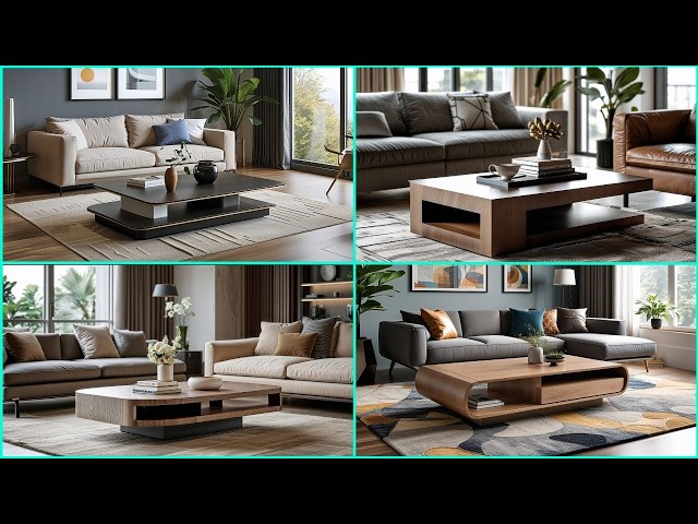 Modern Coffee Table Designs | Stylish Centerpiece Ideas for Beautiful Living Rooms