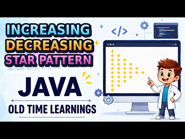 Increasing Decreasing Star Pattern