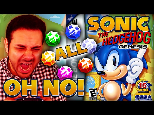 ALL EMERALDS IN SONIC GENESIS (GBA) - DRINKING REQUIRED!
