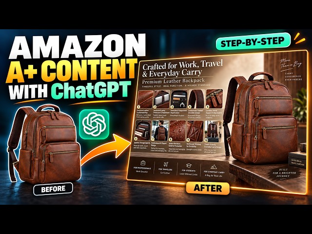How to Create AMAZON A+ CONTENT Using ChatGPT | Step-by-Step Tutorial