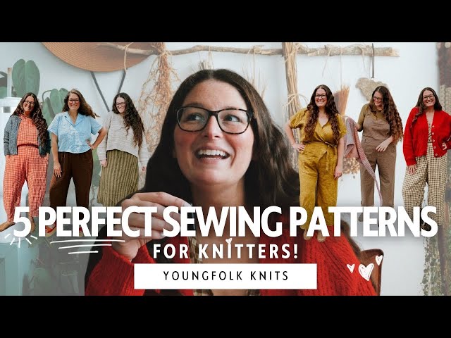 5 Perfect Sewing Patterns For Knitters🧵 🧶 