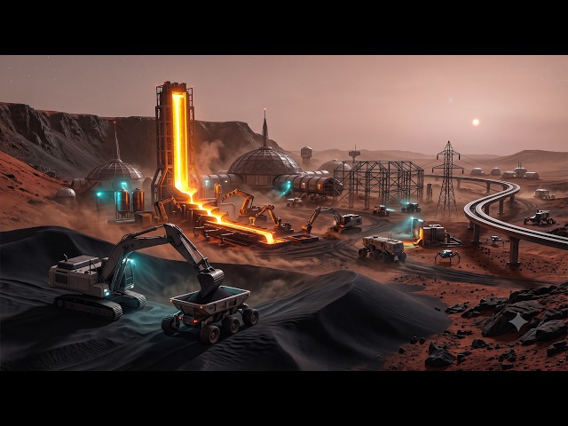Building Mars: The Autonomous Iron Sand Foundry | 8K Sci-Fi Documentary
