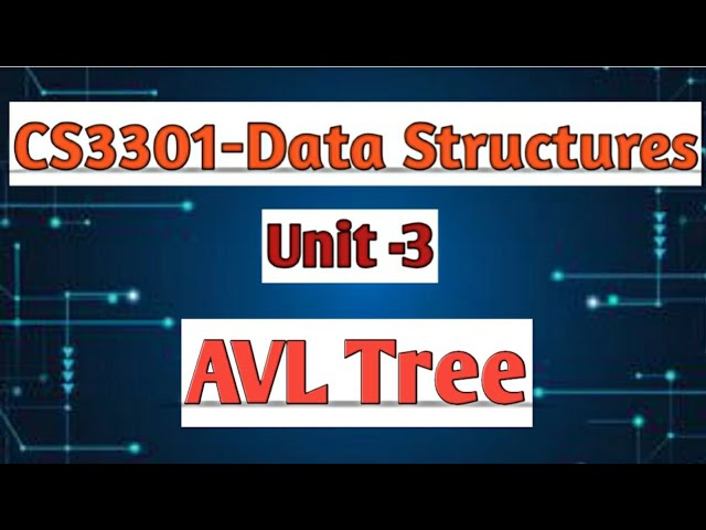 AVL tree in data structures tamil||CS3301||Anna university reg-2021.#cse #treedatastructure #tree