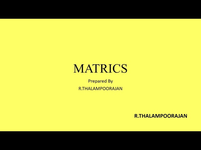 MATRICS | DETERMINANTS | +1 | CHAPTER 12 | EXAMPLE 12.16 | EXAMPLE 12.17