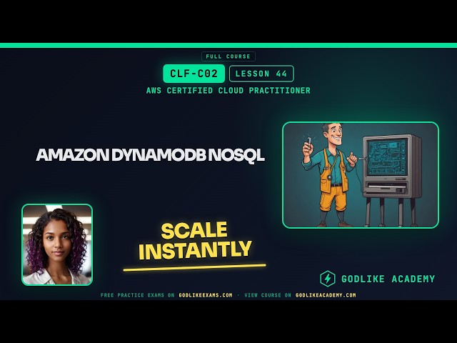 CLF-C02 · Lesson 44: DynamoDB NoSQL Key Features