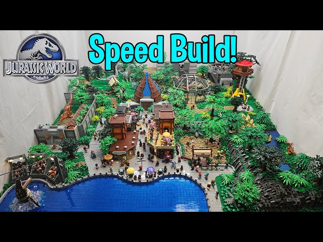 LEGO SPEED BUILD "Jurassic World In LEGO®" | in 4K! | #lego #jurassicworld