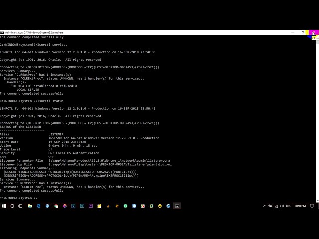 Configure Listener | listener Services not Starting | ORA 12541 TNS no listener | up netca in Oracle
