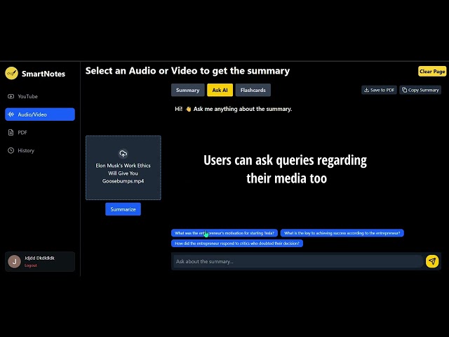 SmartNotes: A RAG-Based Study Assistant & Knowledge Base