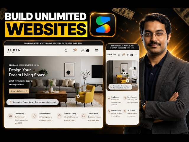 Build & SELL Unlimited Websites with FREE AI | Google AI Studio | No Coding