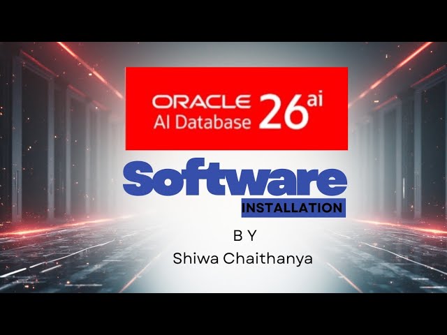 oracle 26ai software installation