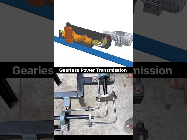 Gearless Power Transmission #engineering #3ddesign #3danimation