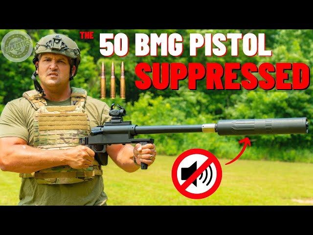 The 50 BMG Pistol Suppressed (How Quiet Is Subsonic 50 BMG ???)