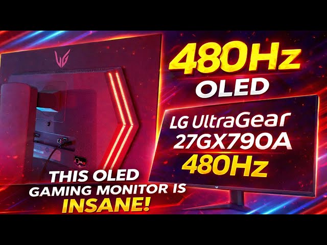 BEST OLED GAMING MONITOR! The LG UltraGear 27GX790A 480Hz OLED Gaming Monitor