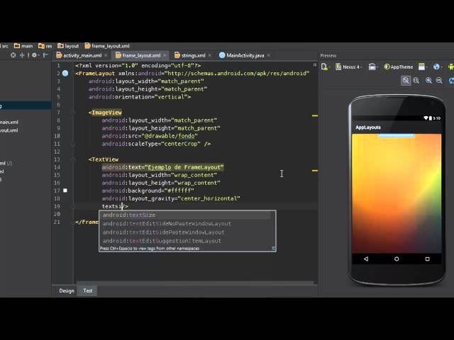 Android desde Cero - Frame Layout
