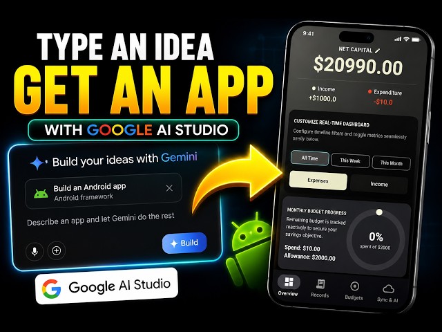 Build your first Android app using Google Gemini!