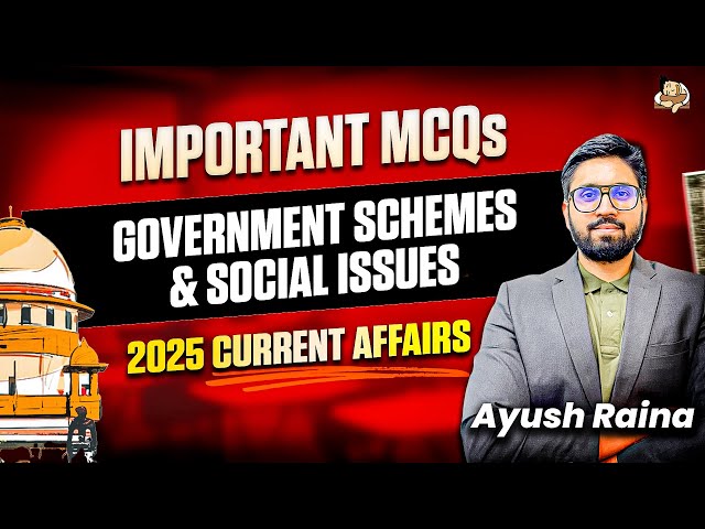Most Important UPSC Government Schemes & Social Issues MCQs for UPSC Prelims 2026 | Sleepy Classes