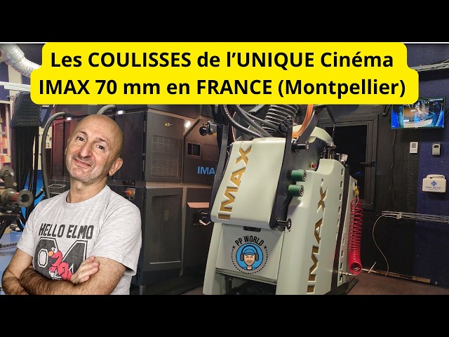 Les COULISSES De l'UNIQUE Cinéma IMAX 70 mm en FRANCE (Montpellier Odysseum)