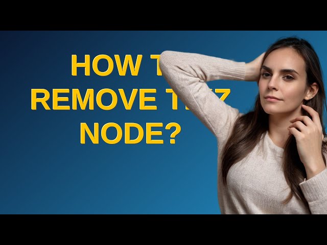 Tex: How to remove tikz node?