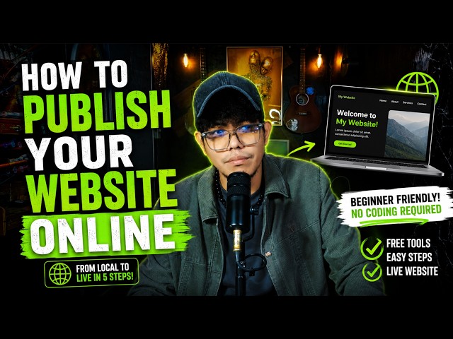 How To Publish Your Website Online | Beginner Friendly (No Coding Required)